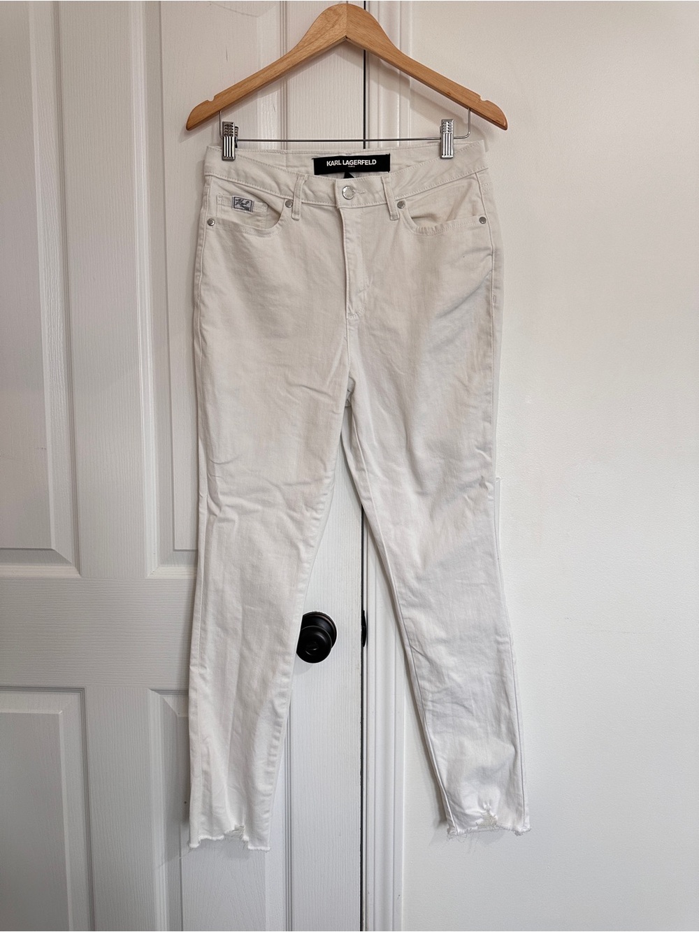 Karl Lagerfeld Straight Leg- White